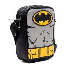DC Comics Batman Logo and Belt Appliques Crossbody Bag