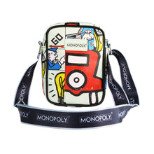 Hasbro Monopoly In The Game Board Icons Stacked Crossbody Bag