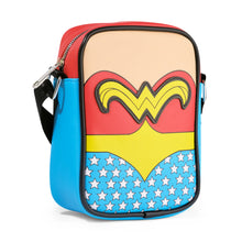 DC Comics Wonder Woman Body Character Close Up Logo Crossbody Bag