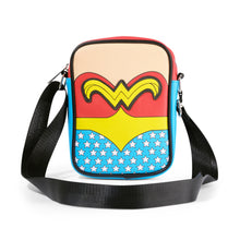 DC Comics Wonder Woman Body Character Close Up Logo Crossbody Bag