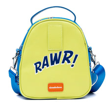 Rugrats Reptar Close Up with Applique and Rawr Nickelodeon Crossbody Bag