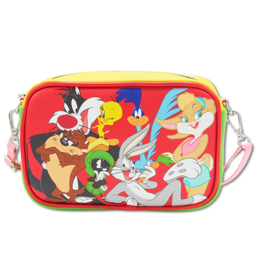 Looney Tunes Characters Group Pose Crossbody Bag