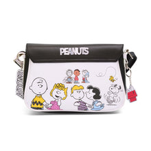 PEANUTS Snoopy & Woodstock Goodness and Grief Fold Over Crossbody Bag