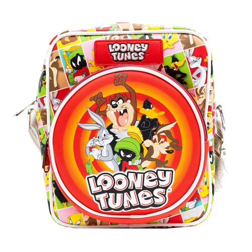 Looney Tunes Bullseye Group Pose and Character Block Poses Crossbody Bag
