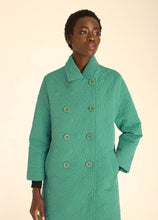 Coat Daisy Embr in Green