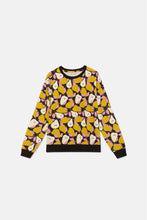 Cotton Sweatshirt with Pear Print