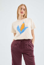 Cotton T-shirt with Corn Print