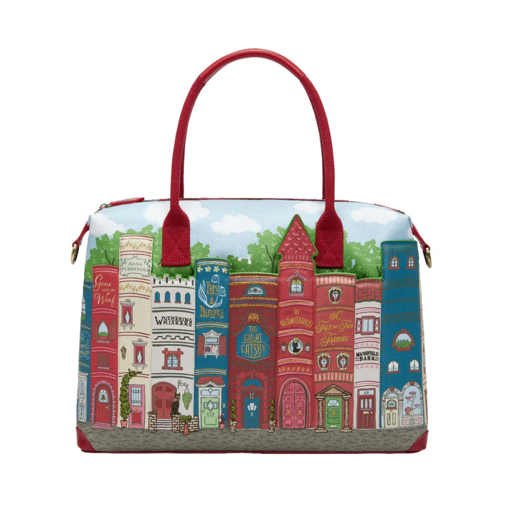 Vendula London Bookshelf Boulevard Bonnie Weekender Tote Bag