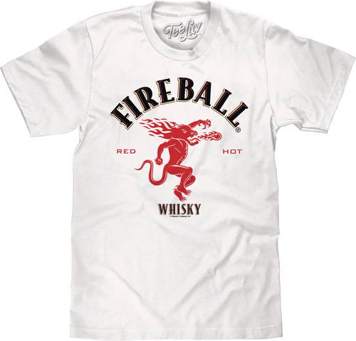 Fireball Whisky Dragon Logo Unisex Tee