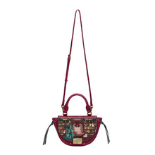 Vendula Christmas Library Winged Top Handle Bag