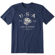 Men's Manifesto Land of the Free Dog Crusher-LITE Tee