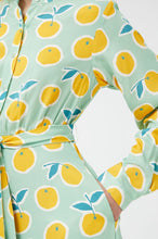 Yuzu Midi Dress with Yuzu Print