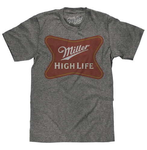 Miller High Life Gold Border Logo Unisex Tee