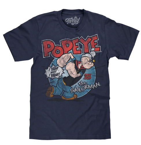 Popeye the Sailorman I Yam What I Yam Unisex Tee