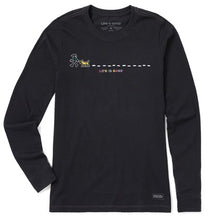 Women's Take It Outside Daisies Long Sleeve Crusher Tee