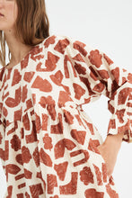 Geometric Print Oversized Mini Dress