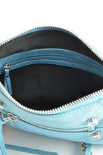 Logan Leather Cross Body Bag in Blue