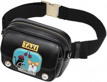 London Cats and Corgis Taxi Crossbody Convertible to Mini Belt Bag