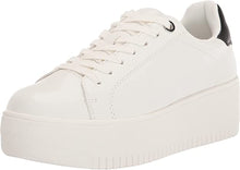 Rockaway Women's Platform Sneakers in White Black