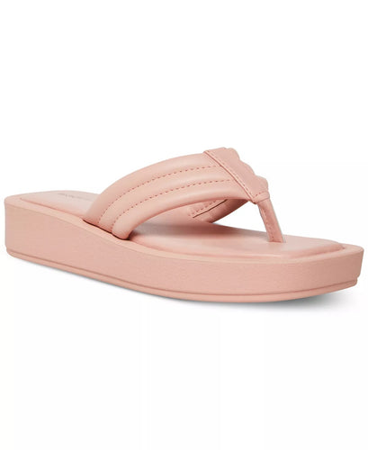 Amarri Platform Thong Sandals in Dusty Rose