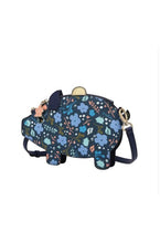 Piggy Bank Pouch Bag with Removable Crossbody Strap