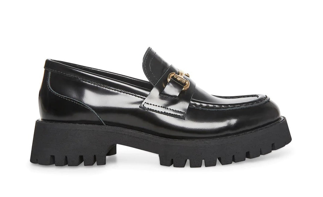 Lando Platform Loafers in Black
