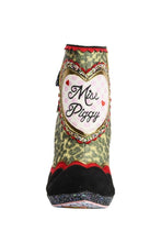 Fierce Piggy Heeled Embellished Boots