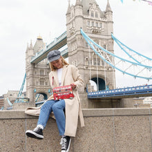 London Cats and Corgis Red Bus Pouch Bag Crossbody