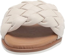 Paislee Slide Sandals in Bone