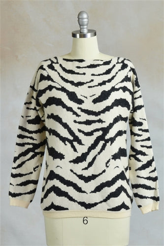 Tiger Stripes Jacquard Sweater