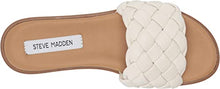 Paislee Slide Sandals in Bone