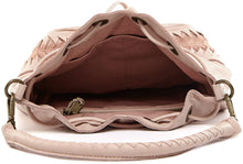 Debby Laser2 Vintage Lasercut Leather Bucket Bag