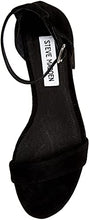 Irenee Block Heel Dress Sandals in Black Suede