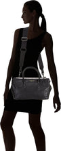 Georgia Foil Leather Satchel