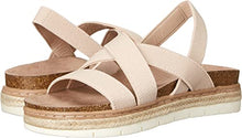 Lorra Strappy Heeled Sandals in Blush Fabric