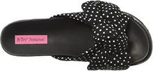 Women's June Slide Sandals in Black Polka Dot