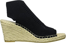NC-Loca Espadrille Wedge Sandals in Black