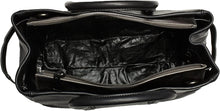 Georgia Foil Leather Satchel