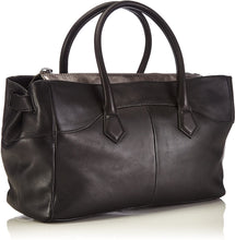 Georgia Foil Leather Satchel