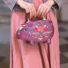 Piggy Bank Grab Bag Top Handle Novelty Bag