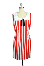 Sally's Sailor Nautical Shift Dress in Red