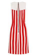 Sally's Sailor Nautical Shift Dress in Red