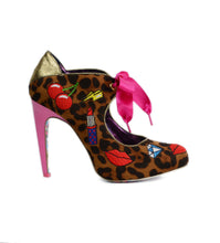 Pop Kiss Platform Heels In Tan Gold