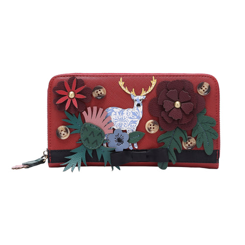 Highland Fling Large Zip Around Wallet