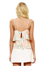 Palm Springs Floral Frill Cami Top