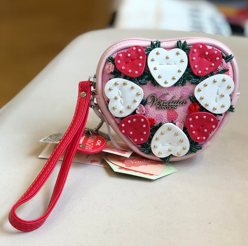 Vendula London – Tagged Pink Coin Purse – Glameur New York