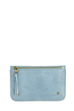 Kiwi Double Dyed Pouch in Light Blue
