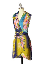 Tatum Asian-Inspired Floral V-Neck Dress