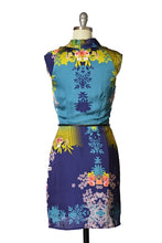 Tatum Asian-Inspired Floral V-Neck Dress