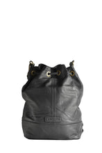 Debby Laser2 Vintage Lasercut Leather Bucket Bag